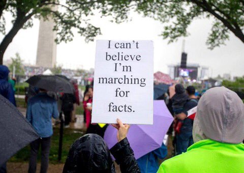 science march sign