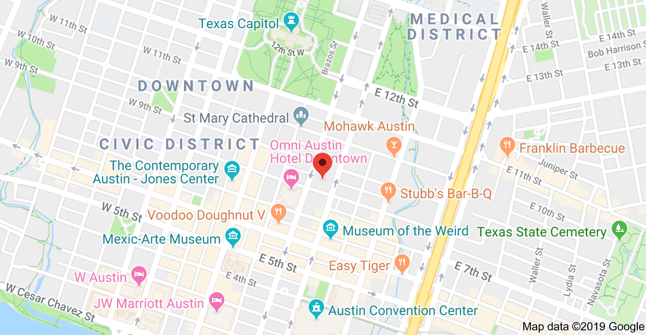 Ted Cruz Austin office map